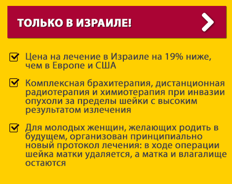 Баннер лечение Рака шейки матки